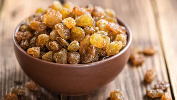 Organic Oil Free Raisins and Its Uses