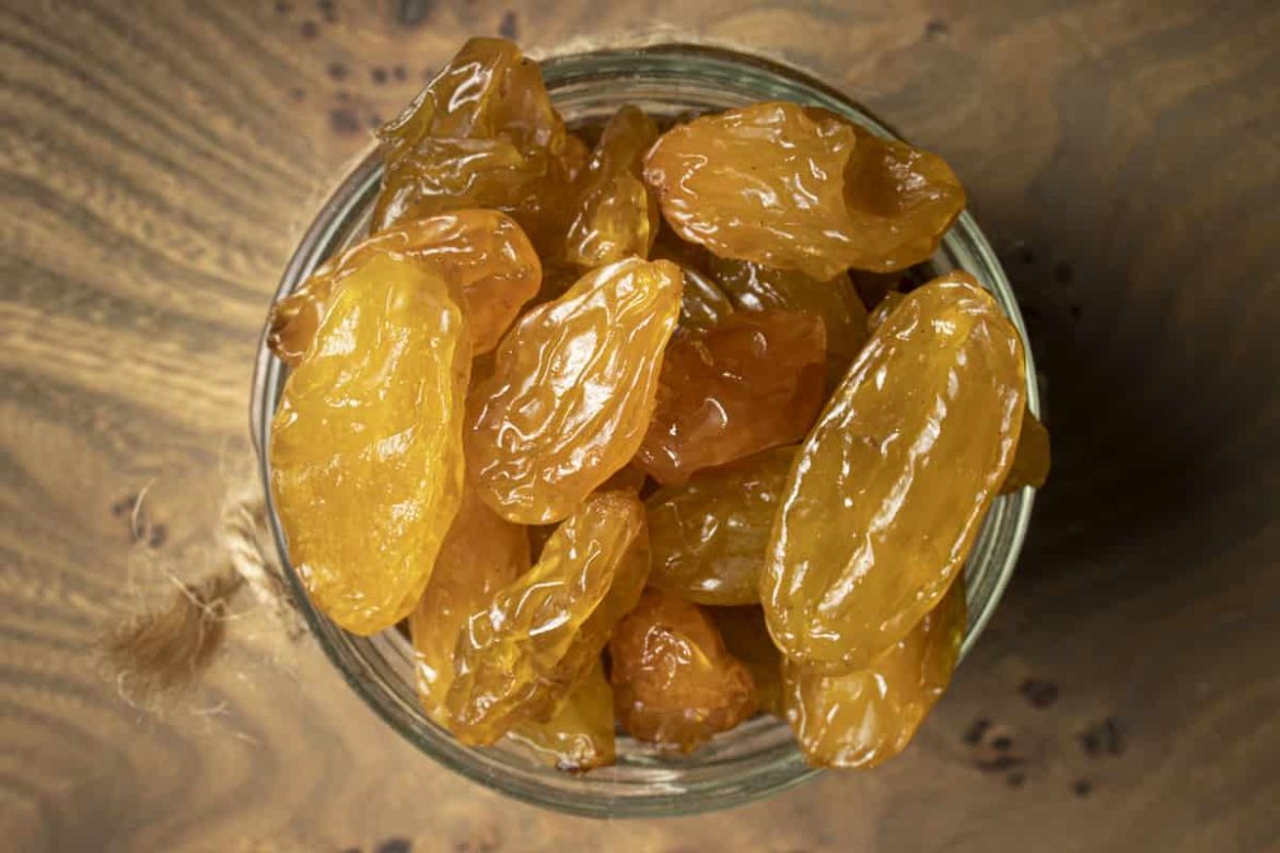 Purchase price of pickled golden raisins + quality test